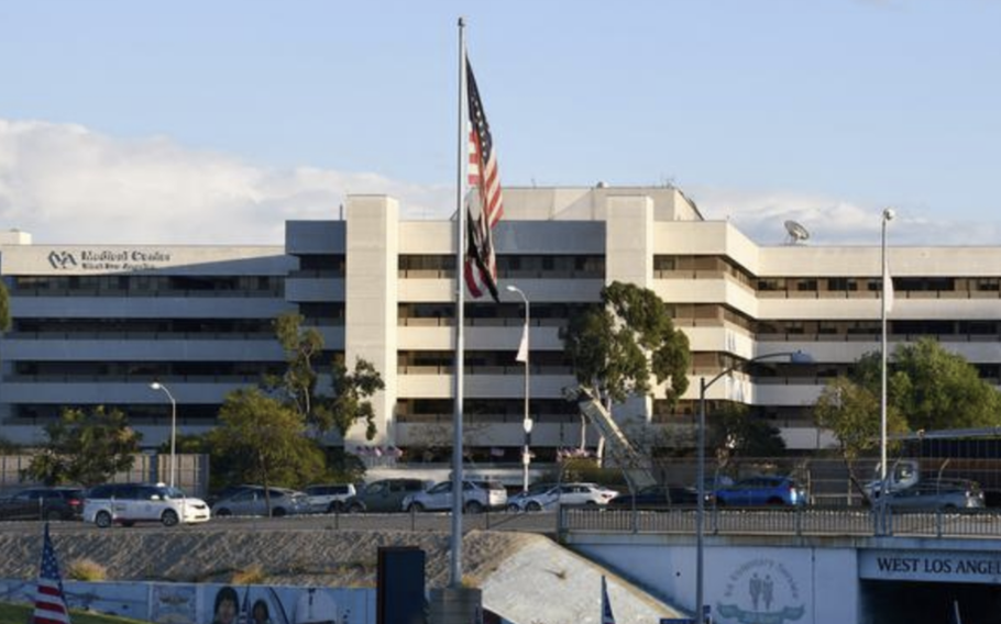 A look at the front of the medical center building.
